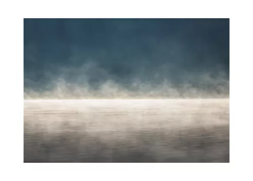 Morning fog at the lake